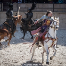 A medieval arena battle at Europa Park