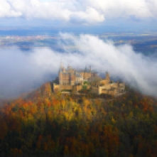 Hohenzollern Castle in summer