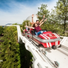 Swiss Bobsled roller coaster at Europa Park
